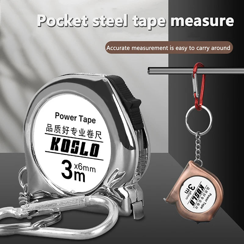 Mini Tape Measure Delicate Small Household Measuring Retractable Key Qme
