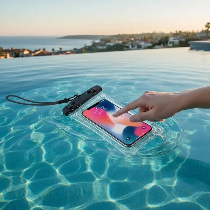 Waterproof Phone Pouch Drift Diving Swimming Bag Underwater Dry Case Qme
