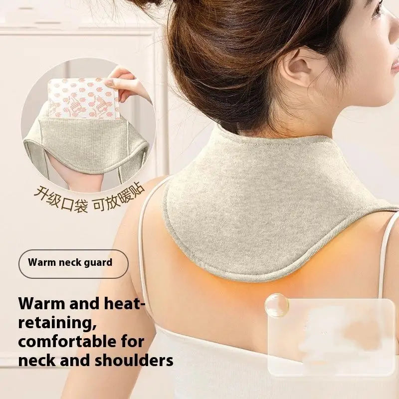 All-season Soft Scarf Warm Breathable Quick-drying Neck Warmer Pocket Qme
