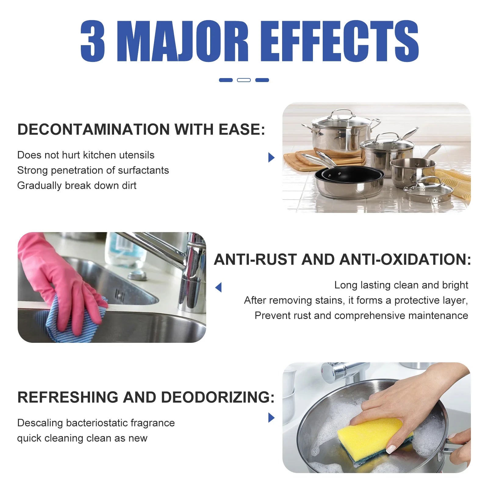 Bubble Cleaner Spray for Kitchen Deep Removing Heavy Oil Stains Effectively Cleaning Cookware Surface Household Cleaning Mousse Qme