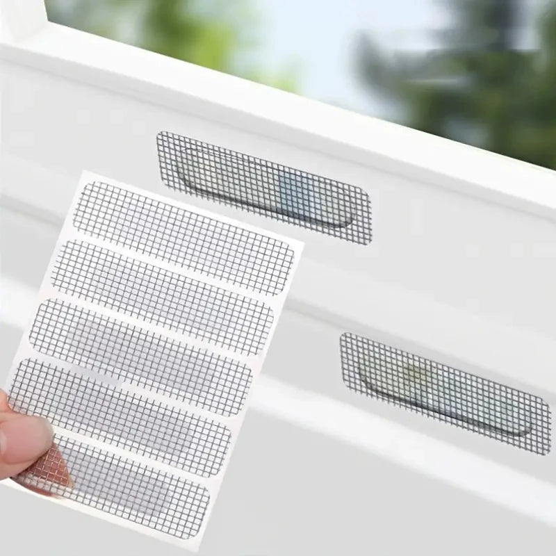 30 Strips/6 sheet Window And Door Screen Repair Patch, For Covering Window Door Tears Holes Screen Patch Repair Kit Qme