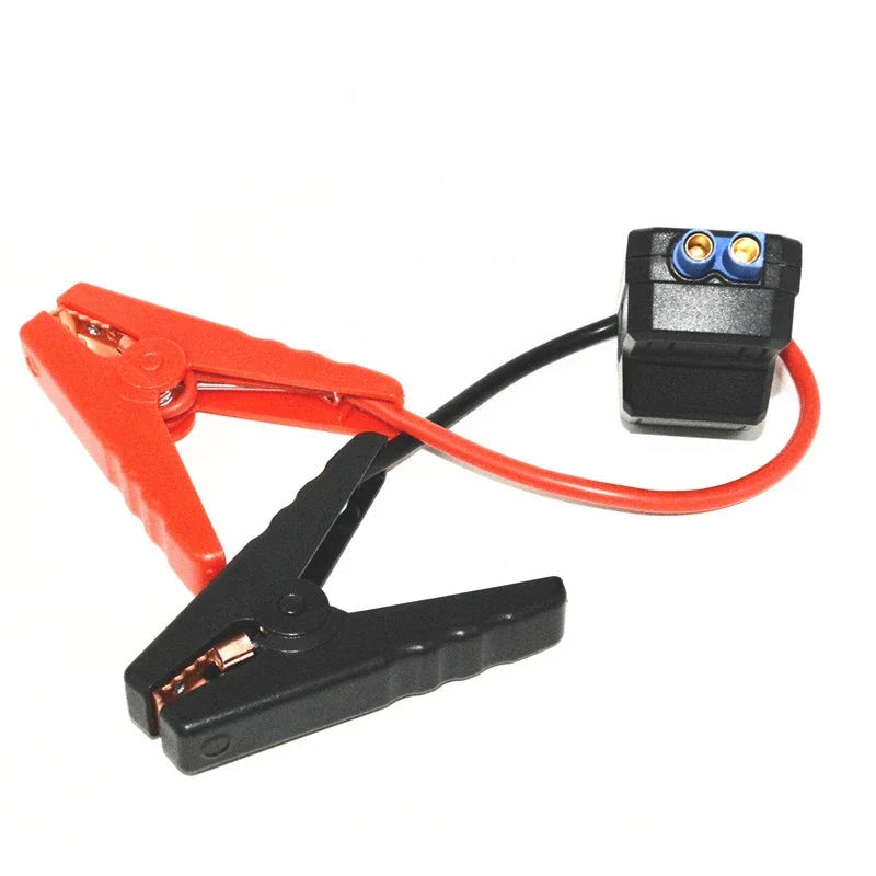 12V 200A Intelligent Booster Cable Smart EC5 Connector Car Truck Emergency Jump Starter Alligator Clamps Clip Qme