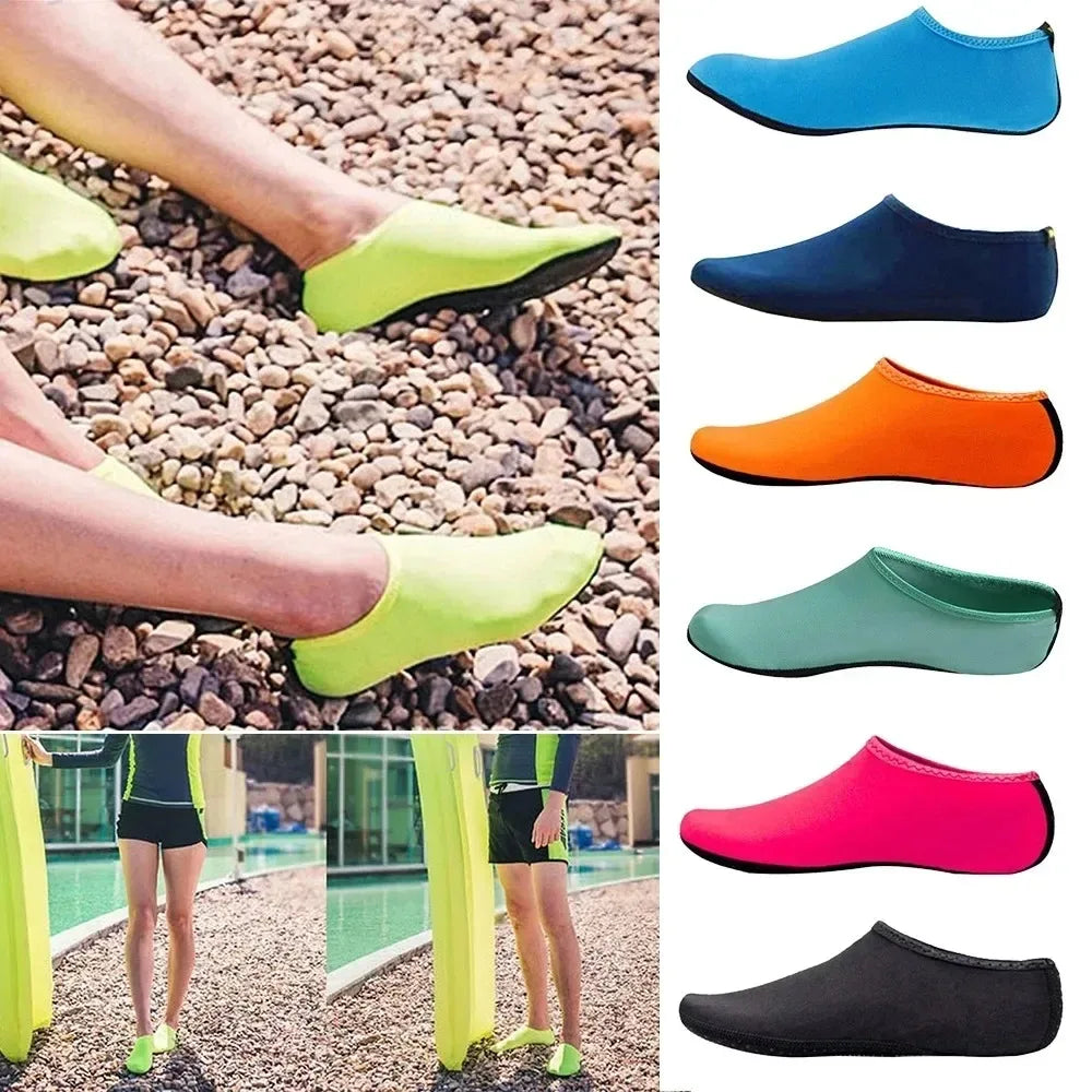 Non-slip Unisex Water Shoes Swimming Diving Socks Summer Aqua Beach Qme