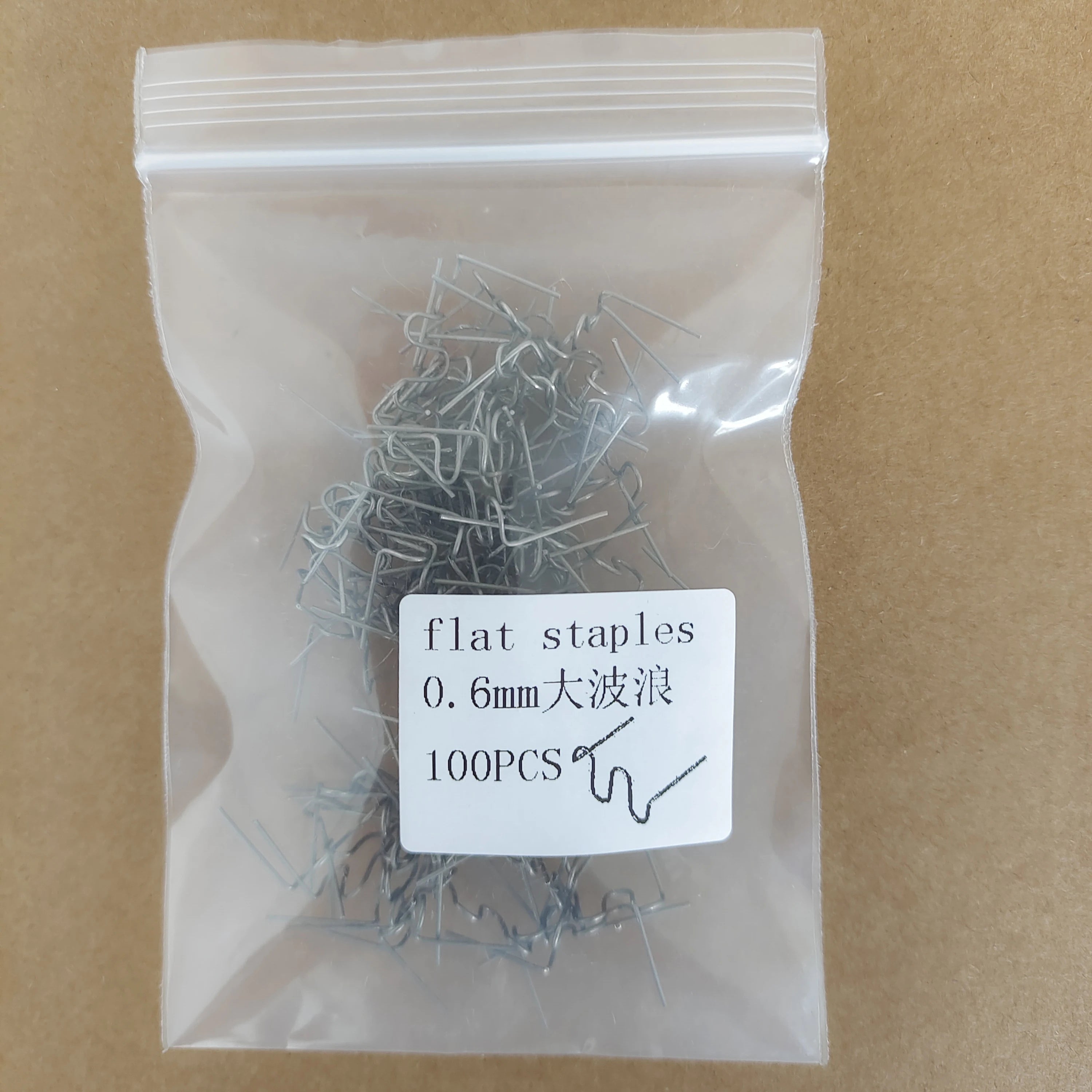 Plastic Welder Stapler Standard Pre-cut Corrugated Staples Bumper Qme 0.6mmB