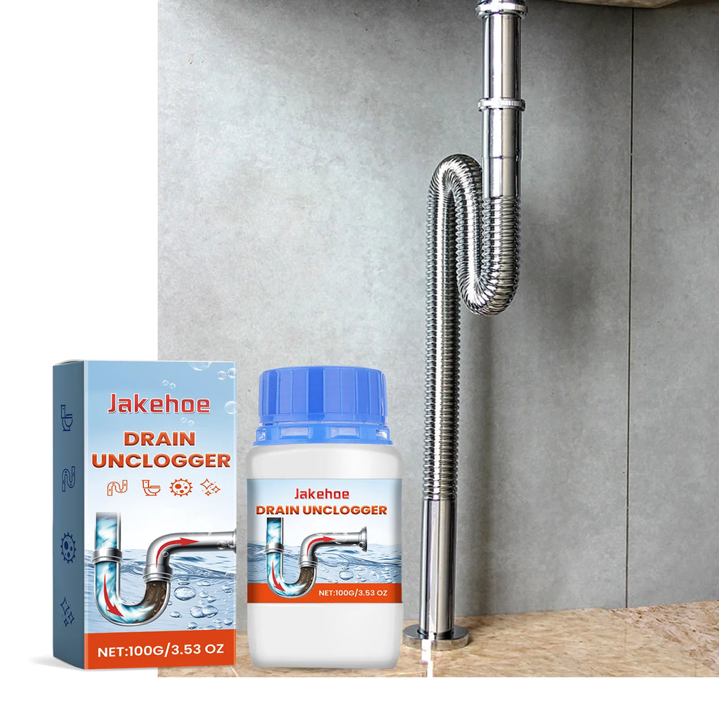 Drain cleaner; toilet sink kitchen bathroom drain pipe clog stain deodorization quick unclogging cleaning decontamination Qme