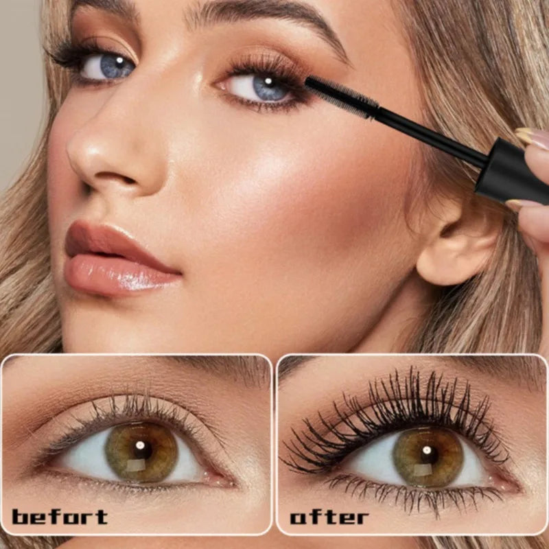 Fiber Mascara Thick Curly Waterproof Sweat-proof Long-lasting Qme