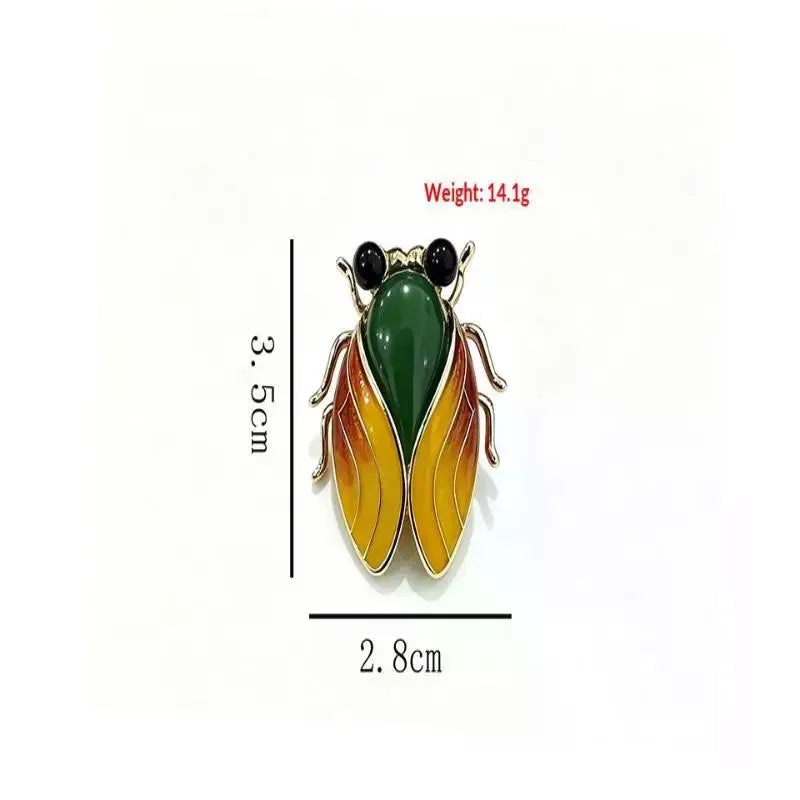 Vintage Cicada Brooch For Women Men Fashion Brooches Pins Jewelry Accessories Party Gifts 2026 Qme