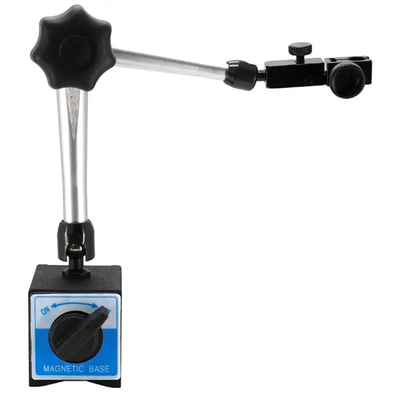 A02F-Adjustable Magnetic Dial Indicator Holder 3/8" Clamp 80Kg Max Pull For Digital Indicators Qme