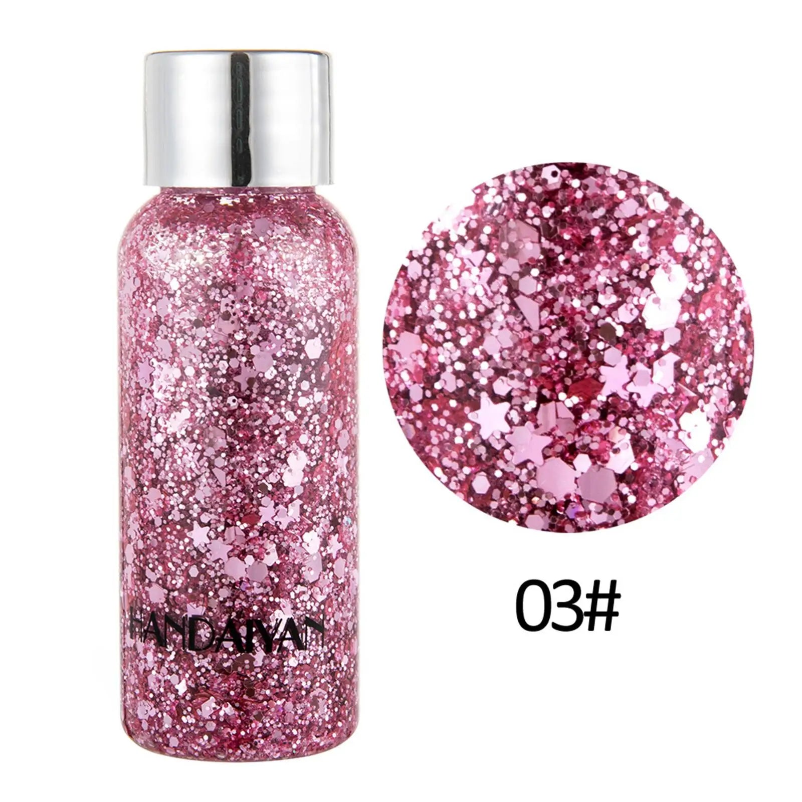 Glitter Body Lotion Diamond Gel Cream Eye Nail Hair Face Lasting Qme C