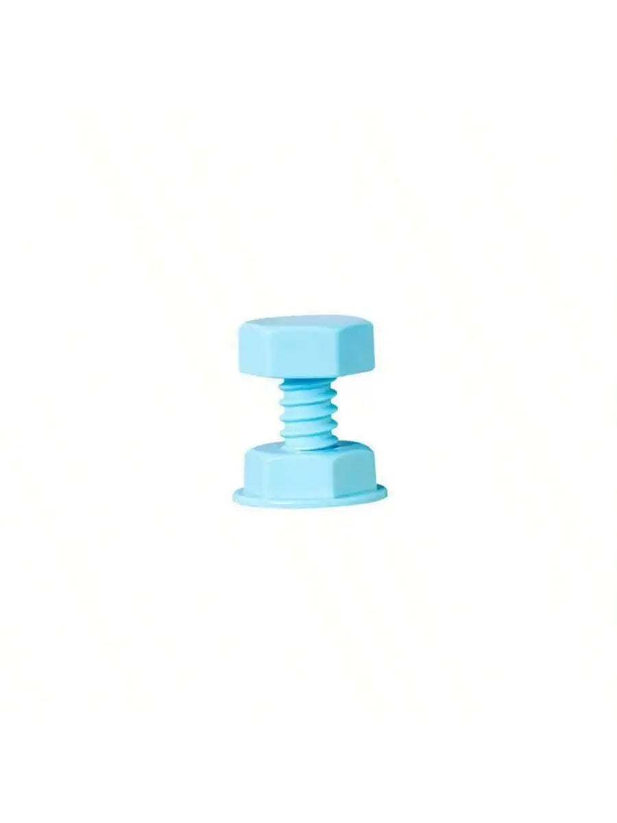 Cute Little Hook Creative Screw Can Be Hung Behind Walls Doors Used Qme blue