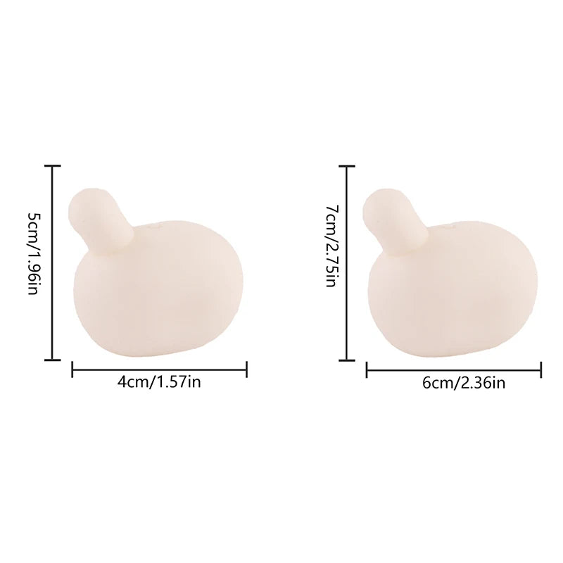 5Pcs Anti Anxiety Squeeze Toy DIY Accessories For Adult Blow Bubble Novelty Pinch Toy Insert Ball For Autism Kids Stress Toy. Qme