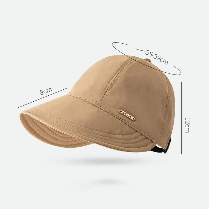 Women's Wide-brimmed Sun Hat Quick-drying Waterproof Can Be Worn Over Qme