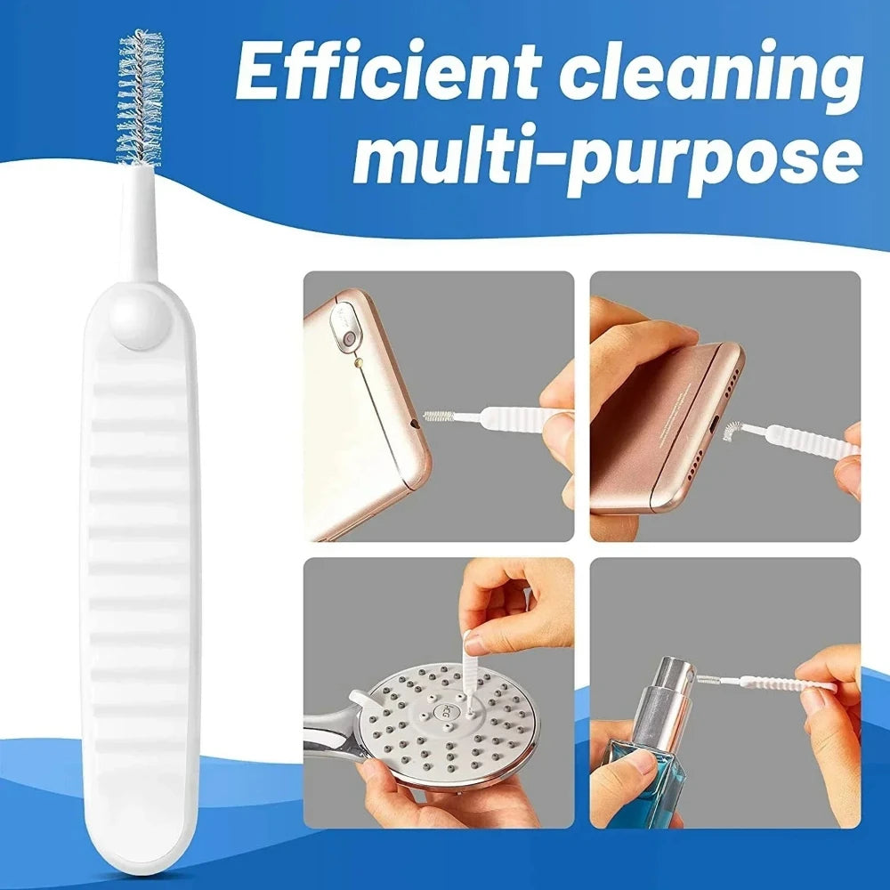 13/10PCS Cell Phone Charging Port Dust Plug with Cleaning Brush for iPhone 14 Pro Max Samsung Xiaomi iOS Type C Cleaner Set Qme