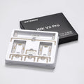 Gateron Ink V2 Pro PCB Stabilizer Black White Transparent Screw Type Stablizer 7U 6.25U 2U Custom Mechanical keyboard Stabilizer Qme White Translucent