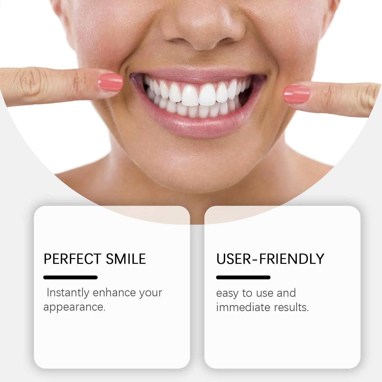 Temporary Denture Reliner Kit Cover Missing Broken Teeth Upper and Lower Dental Veneers Enhance Aesthetics Fake Tooth Oral Care Qme
