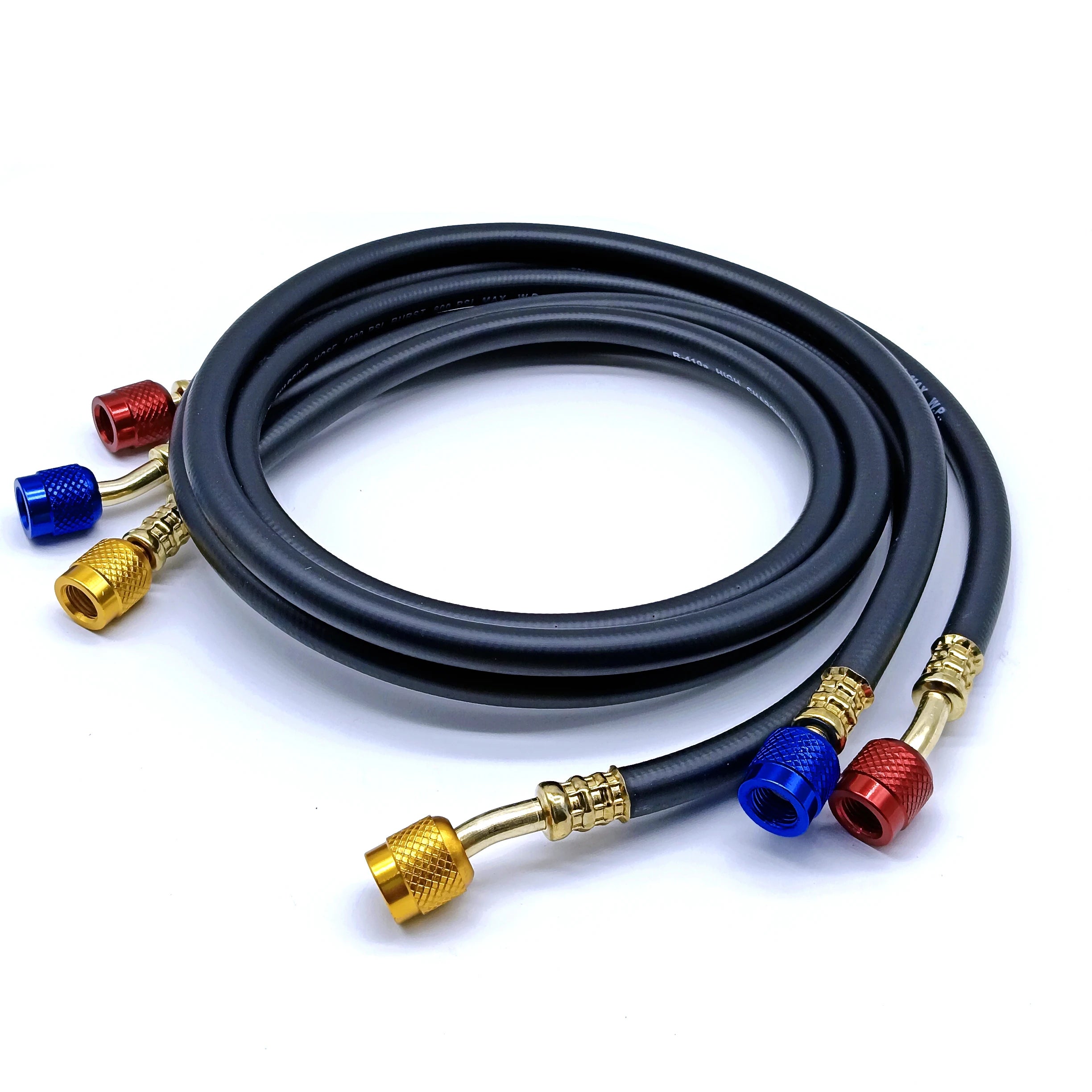 r134a R410A AC Refrigerant Charging Hoses HVAC Air conditioning tool car silicone hose pipe Air Condition System Maintenance Qme