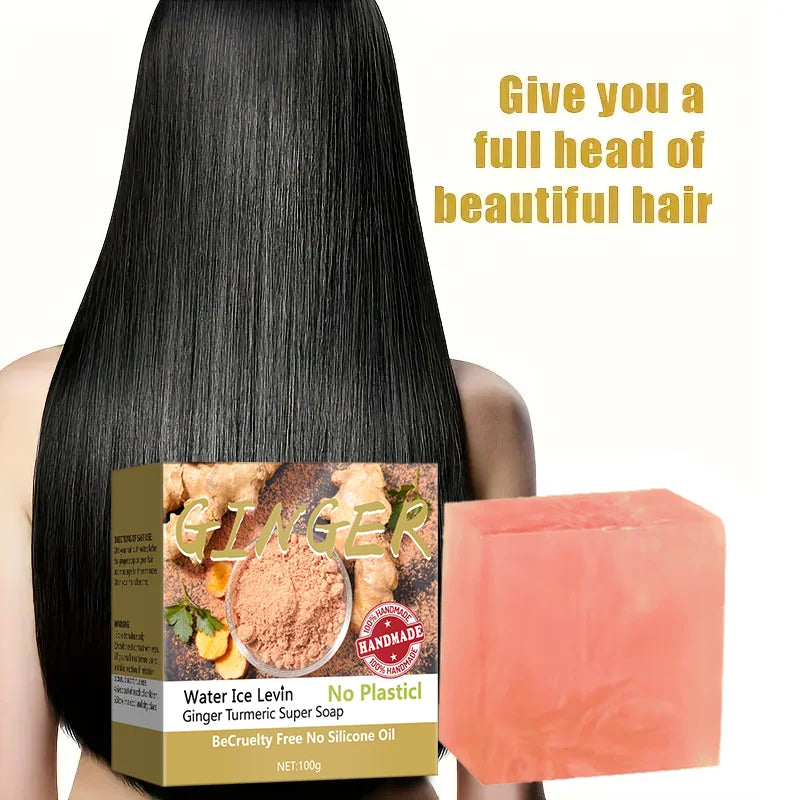 Turmeric Super Soap Shampoo Cold Process Soap Shampoo Shampoo Bar Pure Plant Shampoo Shampoo Hair Treatment Qme