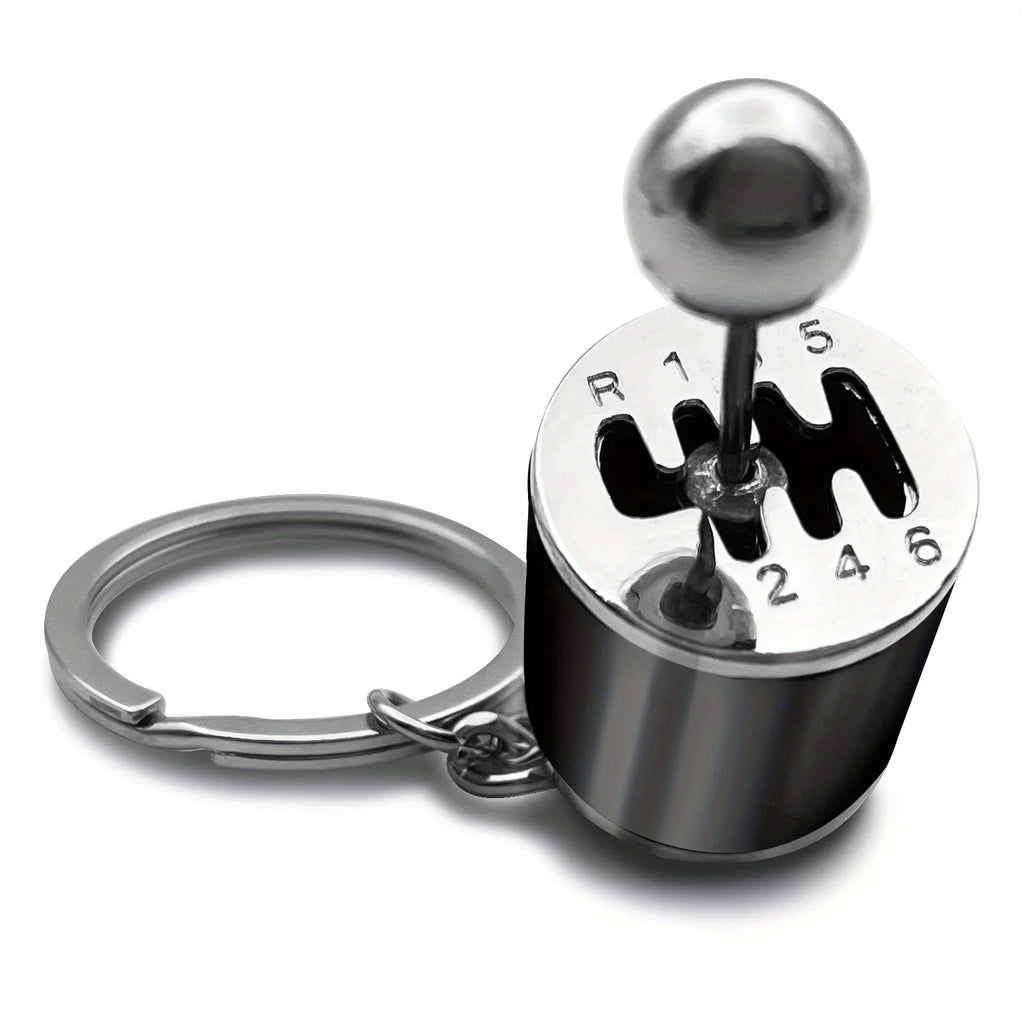 A Mini Gear Shift Keychain Modeled After Car Parts, Featuring a Cool Design for Automotive Enthusiasts to Carry Daily Qme