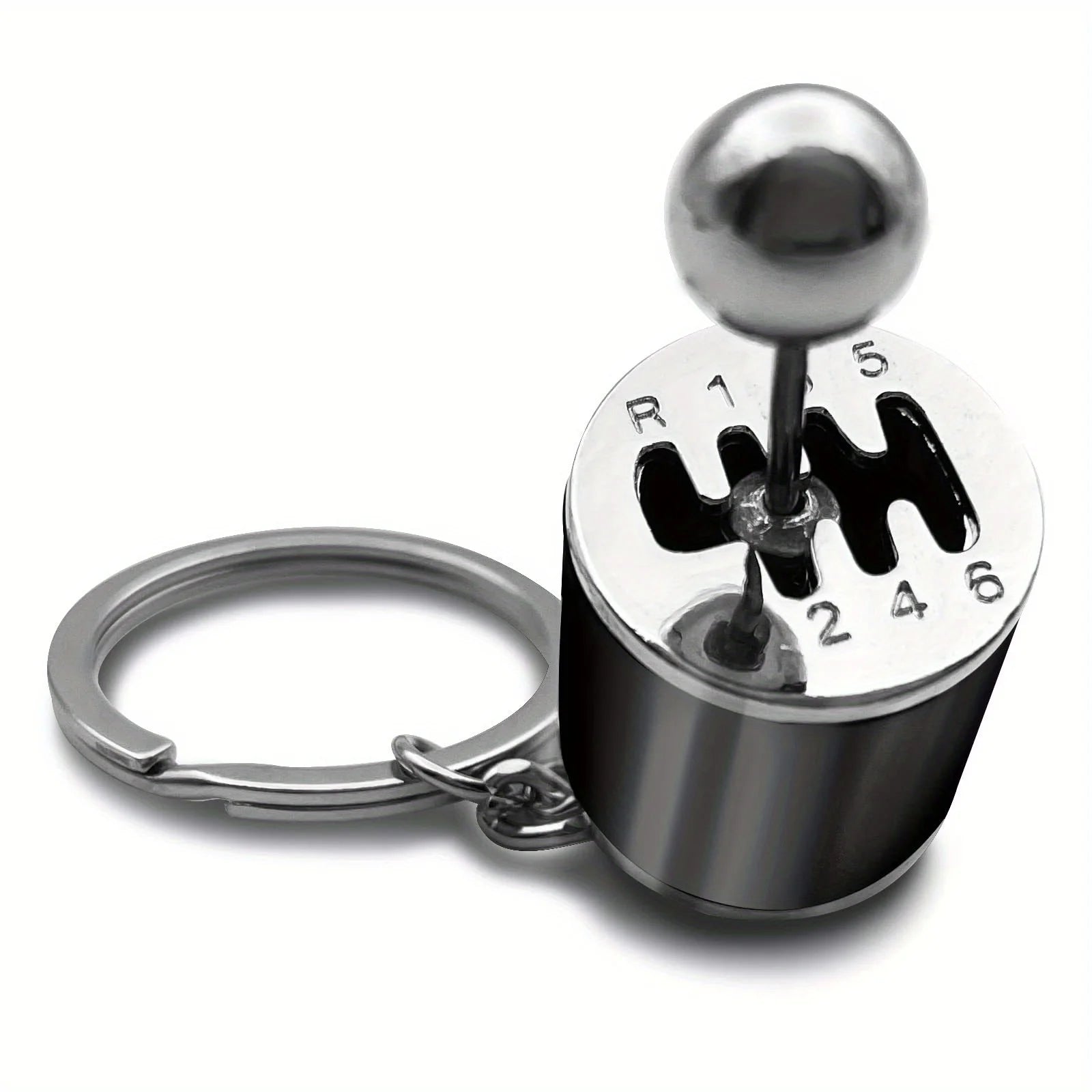 A Mini Gear Shift Keychain Modeled After Car Parts, Featuring a Cool Design for Automotive Enthusiasts to Carry Daily Qme