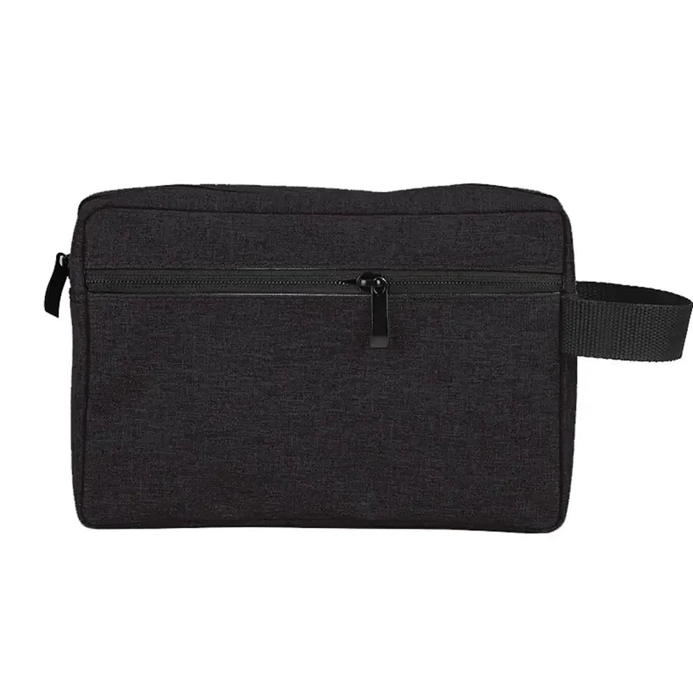 Waterproof Travel Toiletry Bag for Men Women Cosmetic Makeup Organizer Case Beauty Wash Pouch Handbag Gym Essentials Qme Black