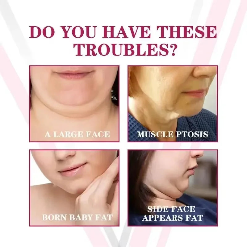 V-Shape Face Slimming Cream Effective Lift Up V Double Chin Cheek Slimming Firming Anti Wrinkle Shaping Massage Facial Skin Care Qme