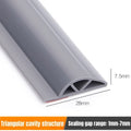 2M Sliding Window Sealing Strip Silicone Rubber Triangular P-type Windproof and Soundproof Strip Door Sealing Gap Filling Strip Qme Triangle P-type 2m