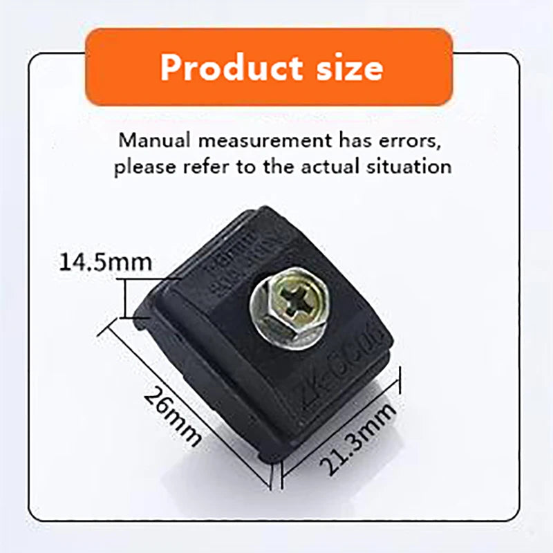 50A Insulated Puncture Wire Clip 400V Break-proof T-shaped Terminal Qme