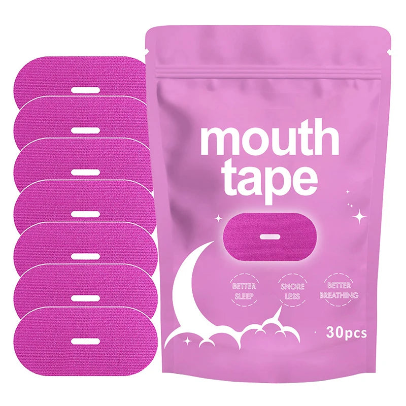 Stop Snoring Patch Nose Breathing Correction Improve Sleeping Qme Rose red