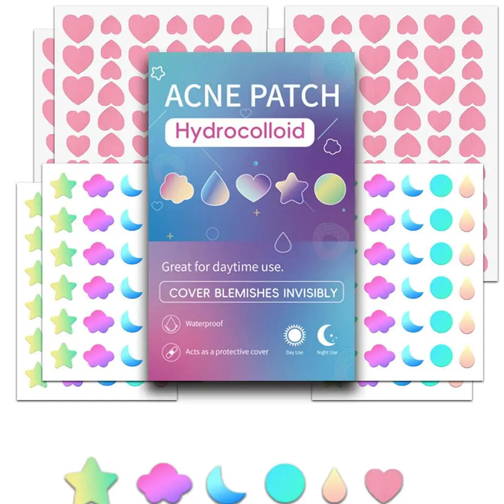 Cute Colorful Stars Pimple Patches Acne Patch Zits Blemishes Qme