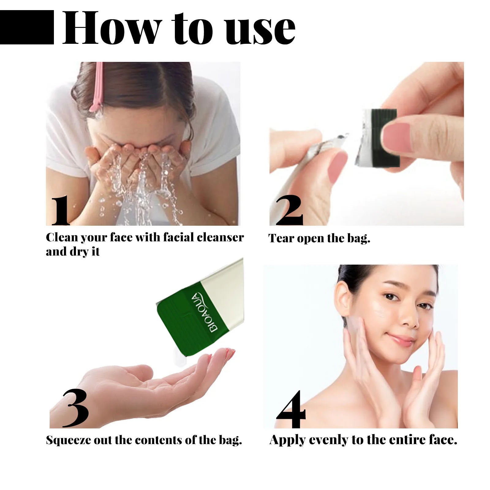 BIOAQUA Collagen Sleeping Facial Masks Moisturizing Nourishing Anti-aging Sleeping Face Mask No-wash Masks for Face Qme