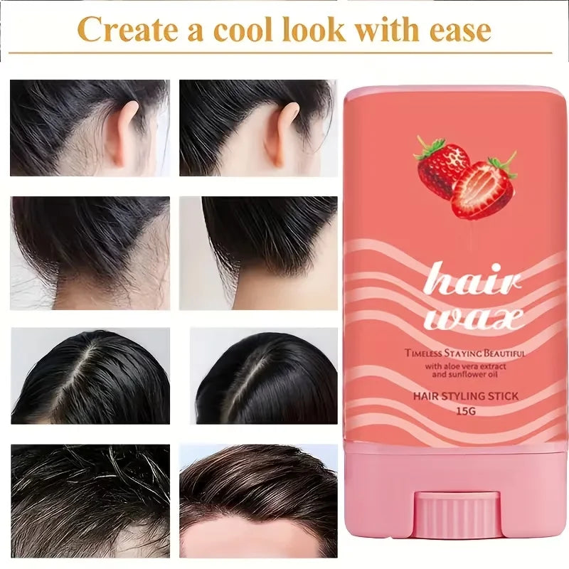 Solid Hair Wax Gel Long-lasting Hold Moisturizing Flexible Styling Qme