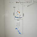 Mediterranean Style Creative Wind Chimes, Small Boats, Sailboat Decorations, Wooden Sailboat Models, And Hanging Ornaments Qme A5