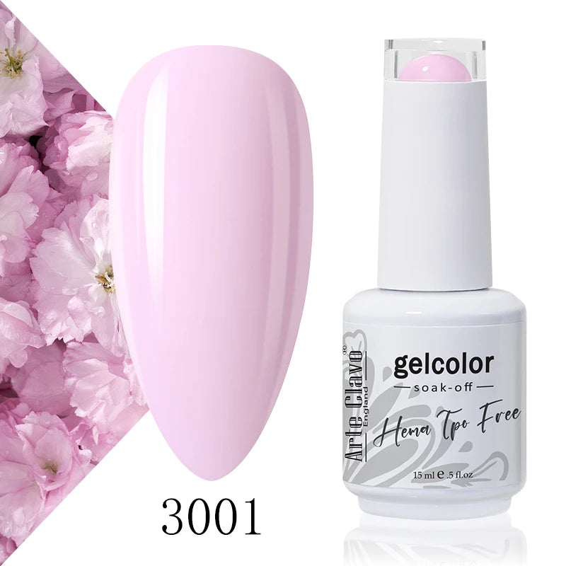 Arte Clavo Colourful Gel Nail Polish Art Varnishes Macaron Semi