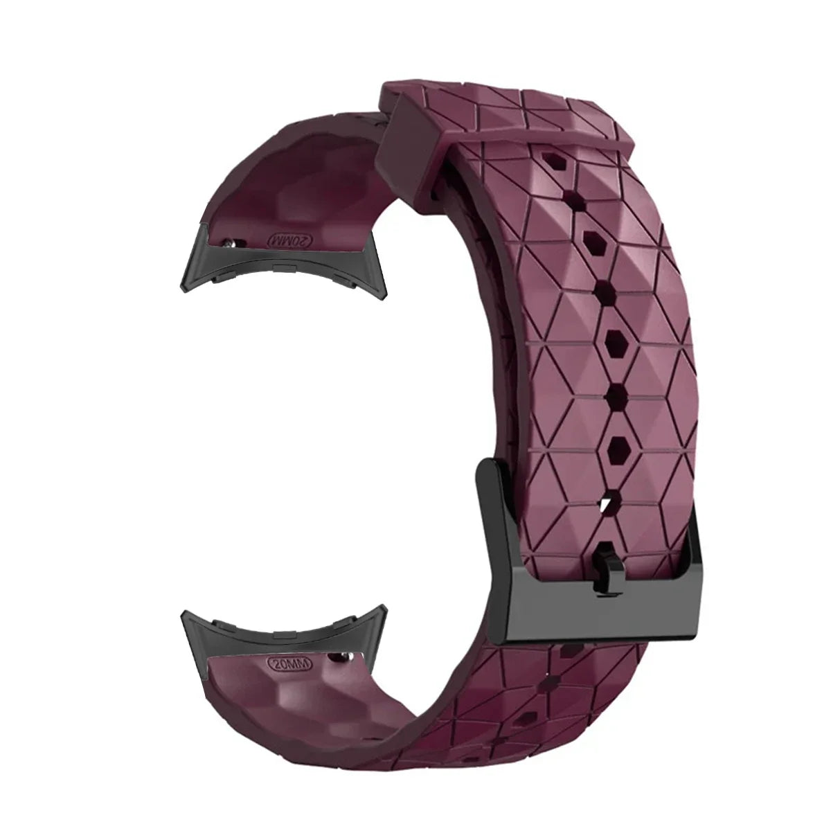 Silicone Strap for Google Pixel Watch 2 Watch Strap Bracelet correa Replacement for Google Pixel Watch 1 41mm Sport Band Qme Wine Red for pixel watch 2