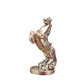 Brass Horse Figurines Home Desktop Decoration Fortune Zodiac Horse Office Decor Miniatures Bronze Collectible Crafts Qme Copper