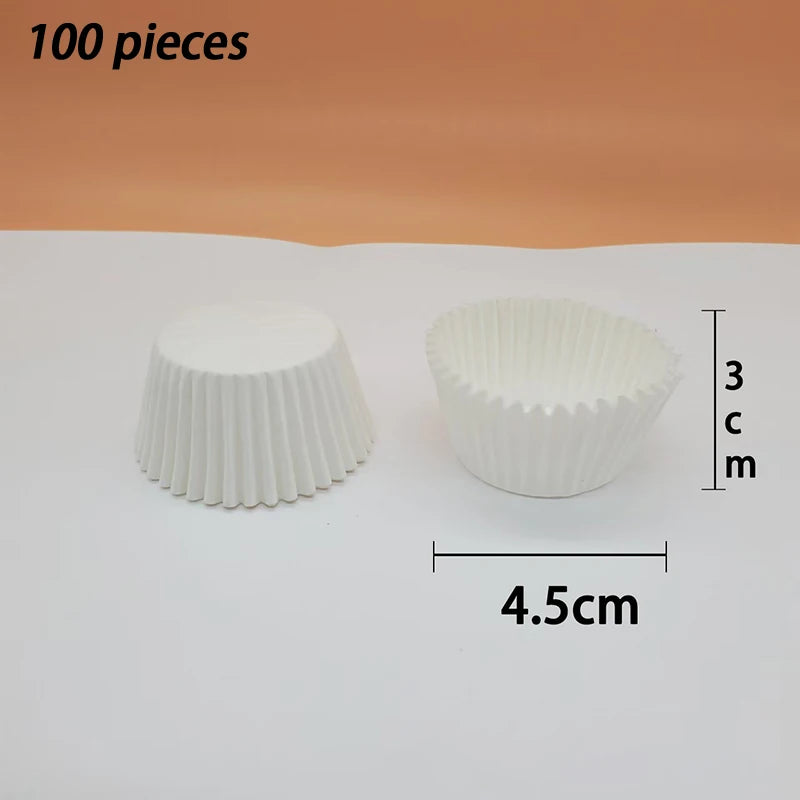 High-temperature Resistant Baking Chocolate Paper Cups Bread Cake 100 Qme A4