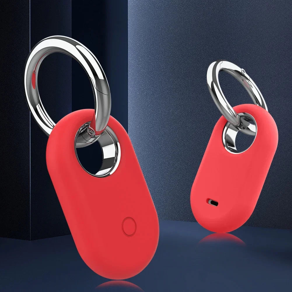 For Samsung Galaxy SmartTag 2 Locator Tracker Case Keychain Anti-Scratch Protective Skin Cover For Smart Tag Tracker Holder Qme