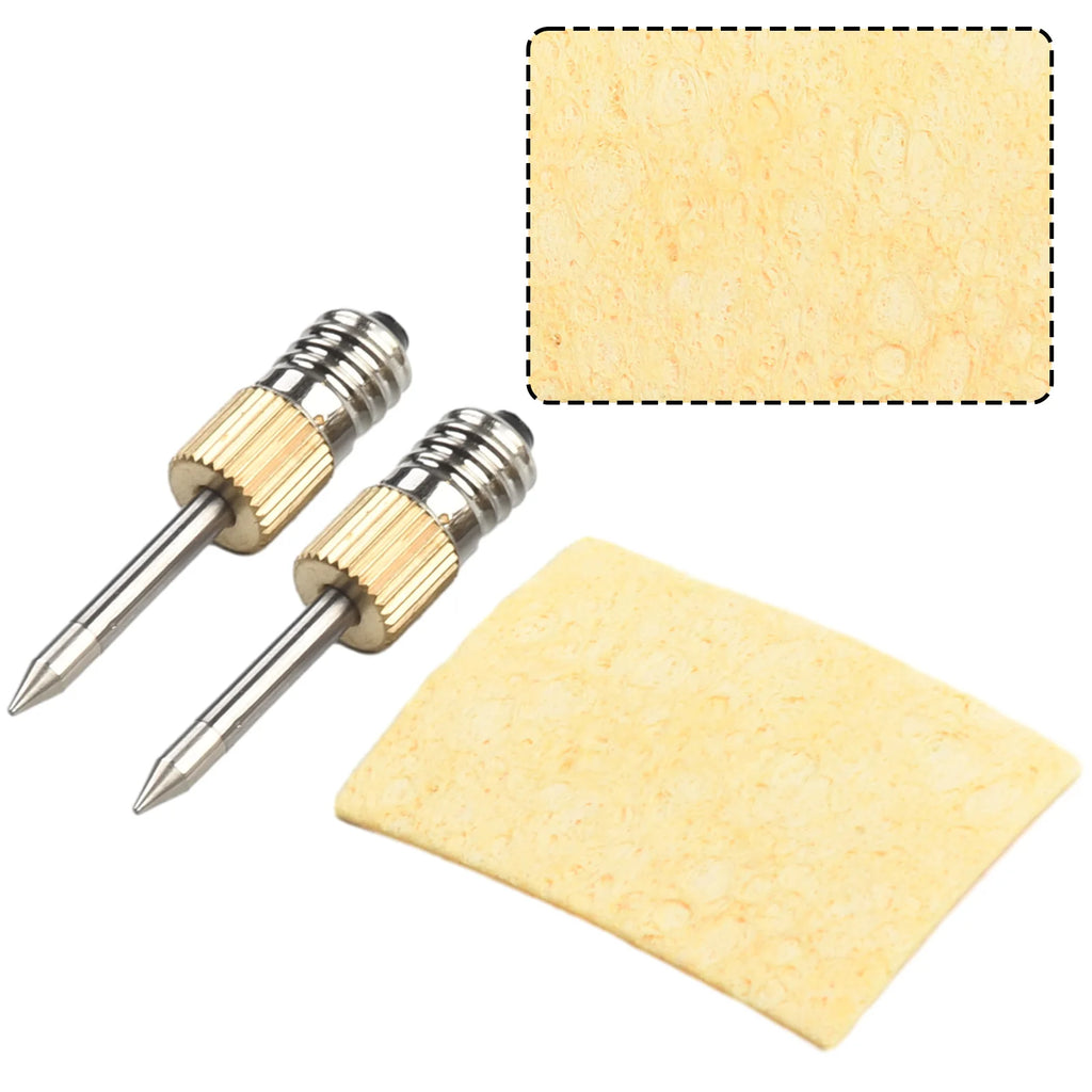 2PCS 50mm E10 Interface Soldering Iron Tips Set Welding Tips USB Soldering Tip Set B C K Type Workshop Equipment Power Tool Qme