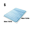 Dog Cooling Mat Pet Kennel Cold Pad Puppy Heat Absorption Mat for Outdoor Indoor Backyard Balcony Home Living Room Bedroom Qme S