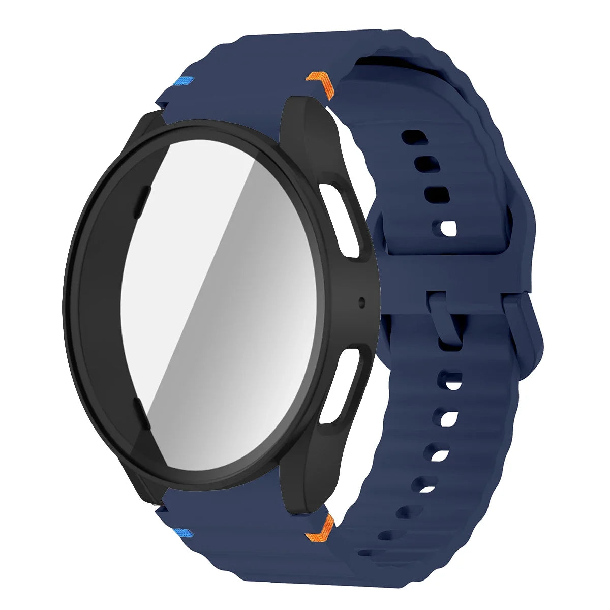 Silicone Strap Samsung Watch 7 6 5 4 5Pro Band Case Screen Protector