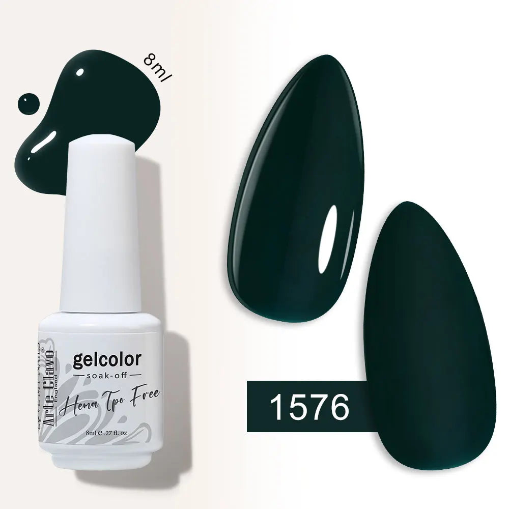 Arte Clavo Semi-permanent Gel Nail Varnish 180 Colors Semipermanent