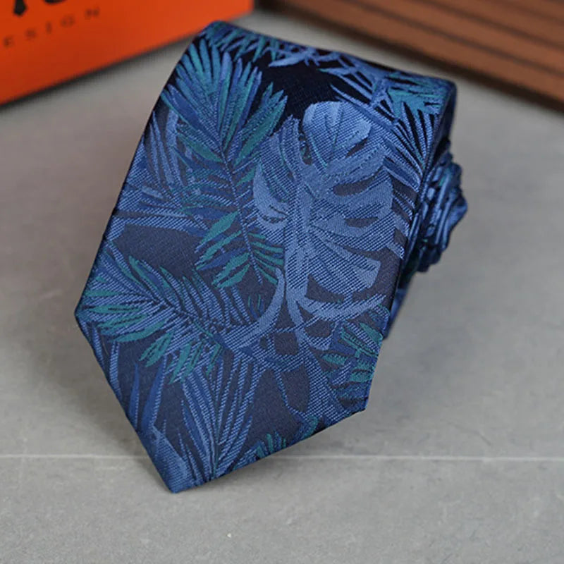 Men Jacquard Tie Dot Floral Necktie Accessories Daily Wear Shirt Suit Qme RT3