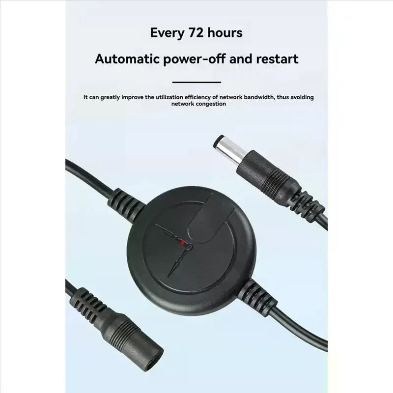 Wifi Router Auto Restart Reset Rebooter 72 Hours Timed Plug Small Qme