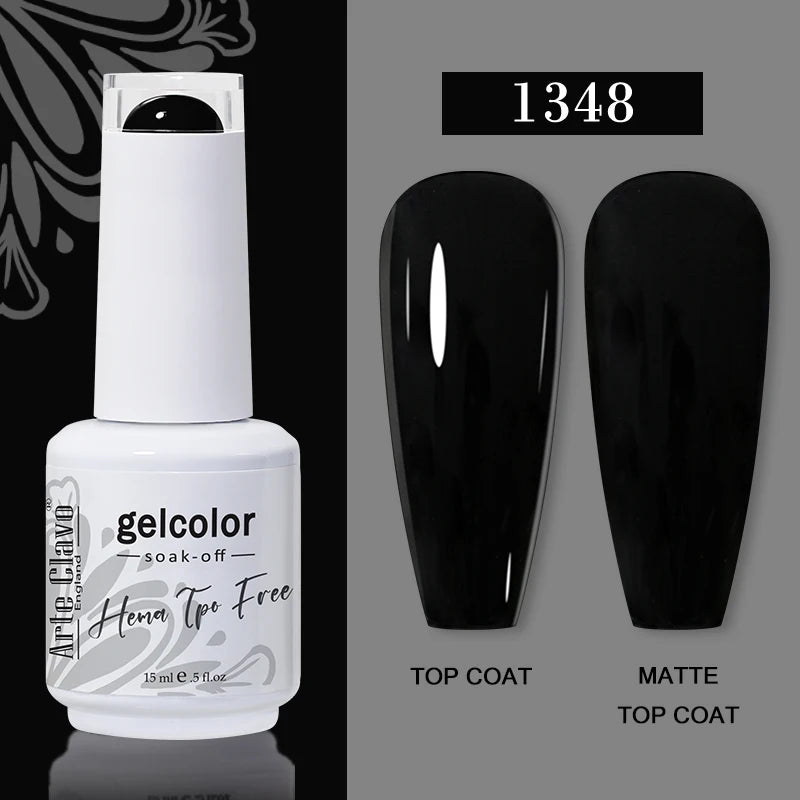 Arte Clavo Blossoming Gel Polish Nail Art Transparent Watercolor Qme 1348 1