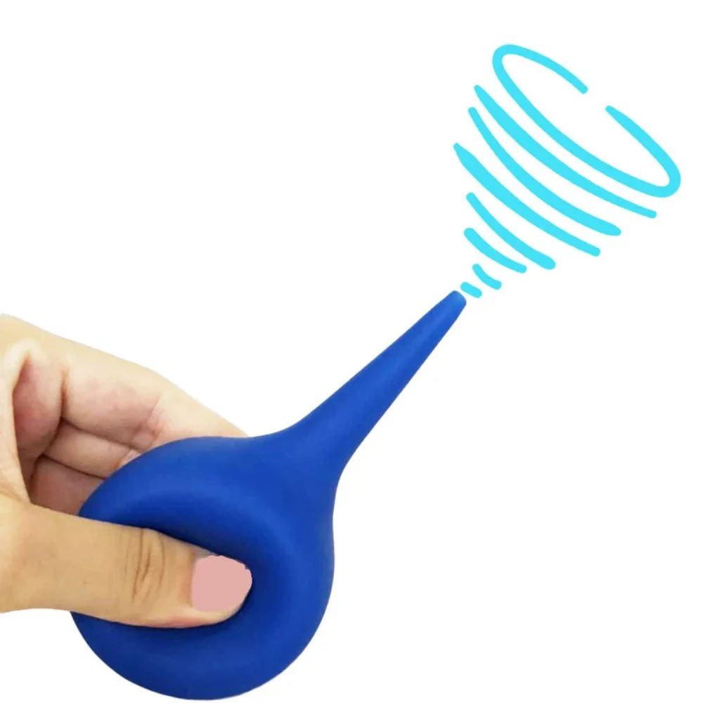 Ear Wax Removal Irrigation Cleaning Syringe Bulb Air Blower Pump Dust Qme