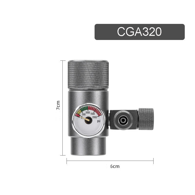 Aquarium Co2 Regulator Mini System Carbon Dioxide Reducer Solenoid Valve Cylinder Accessories Fishing Tank Akvarium Kit Bubble Qme regulator 2 US