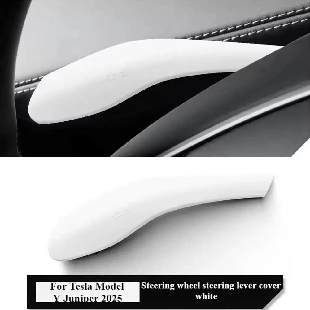 For Tesla Model Y 2025 Interior Decor Accessories Steering Wheel Gear Shifter Protector Cover Silicone Rod Protective Shell Qme