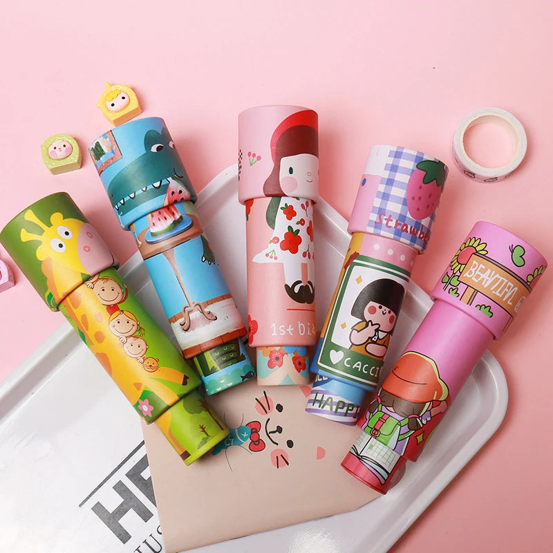 Scalable Rotation Magic Kaleidoscope Toys Funny Classic Fancy Colored Qme