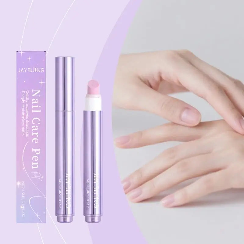 Hydrating Cuticle Remover Oil Pen Nail Care Ceramic Tip Pusher Qme