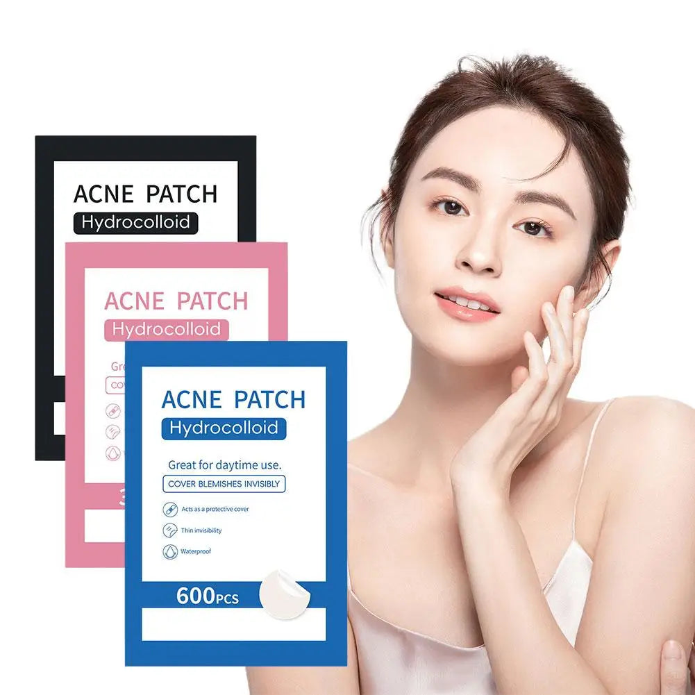 360/600PCS Colorful Star Pimple Patch Acne Concealer Face Spot Beauty Makeup Tool Invisible Acne Removal Skin Care Stickers Qme